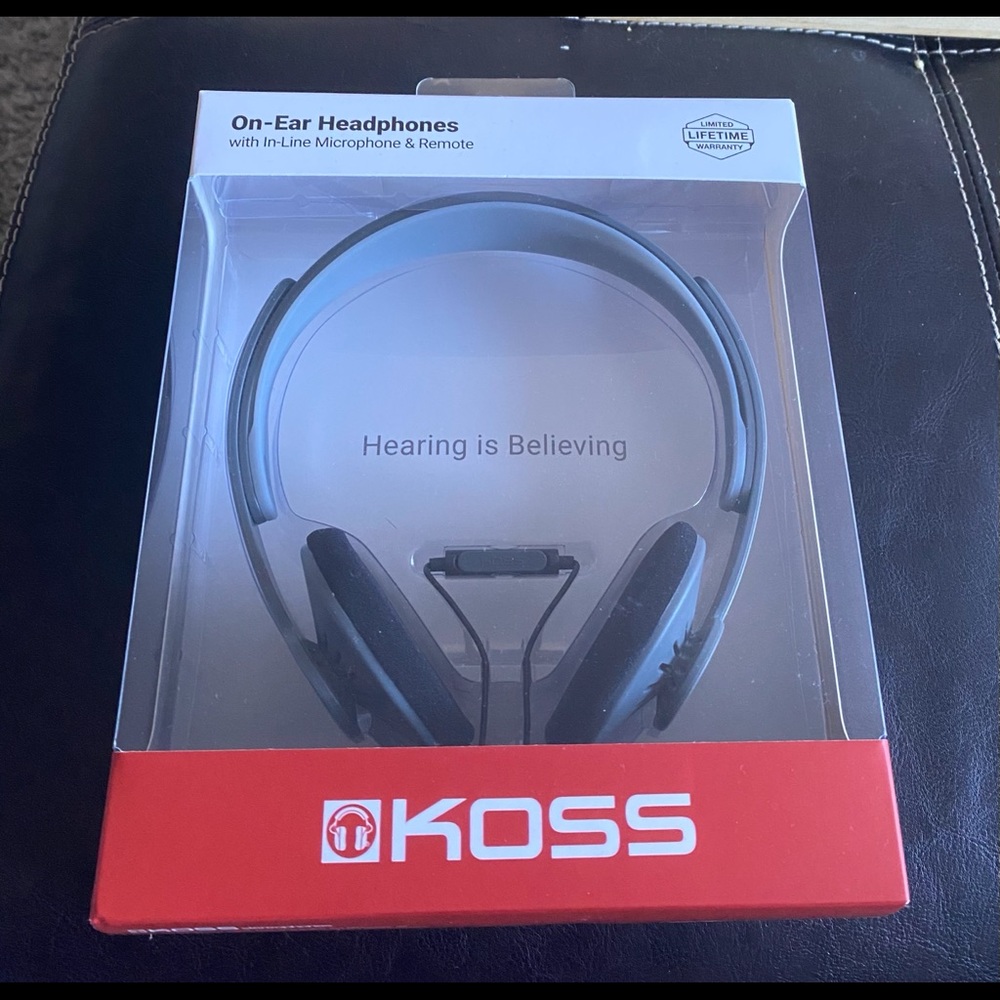 Koss on-ear headphones